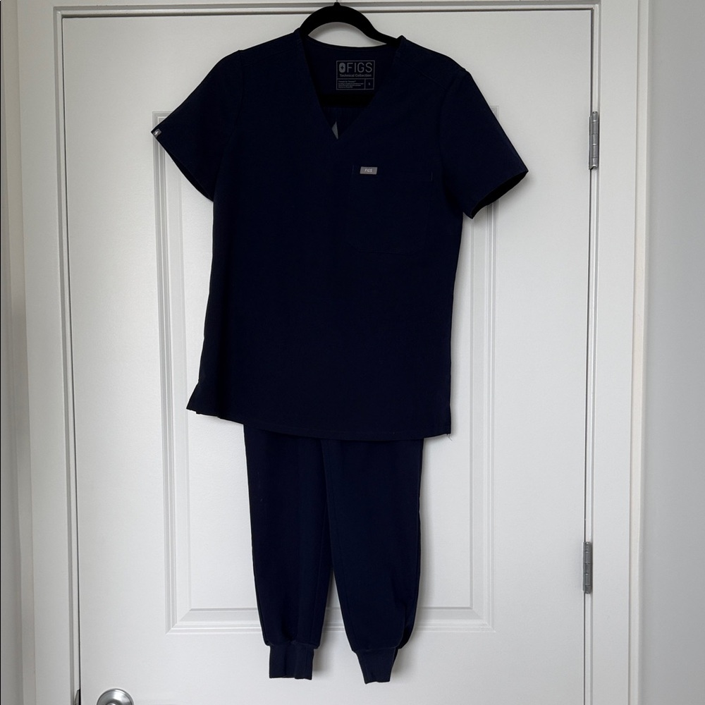 Figs Deep Blue Medical Scrub Set